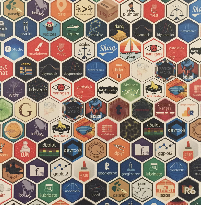 R hex stickers for packages